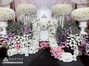ดอกไม้งานศพราชบุรีรับจัดงานศพ ครบวงจร