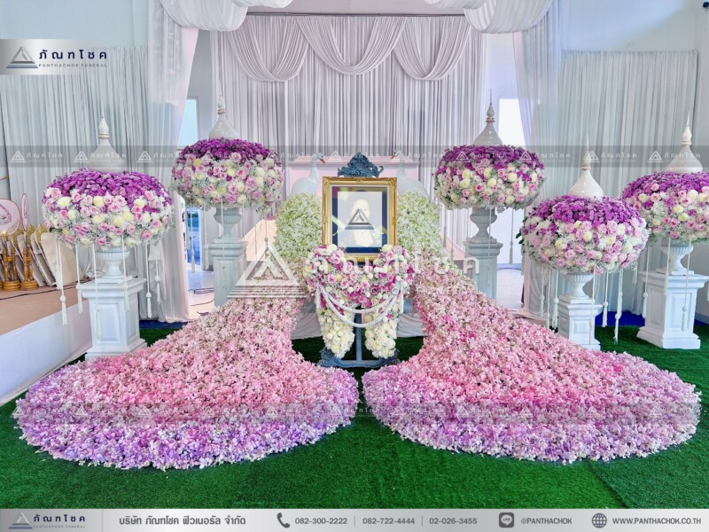 ดอกไม้งานศพวัดตรีทศเทพรับจัดงานศพ ครบวงจร