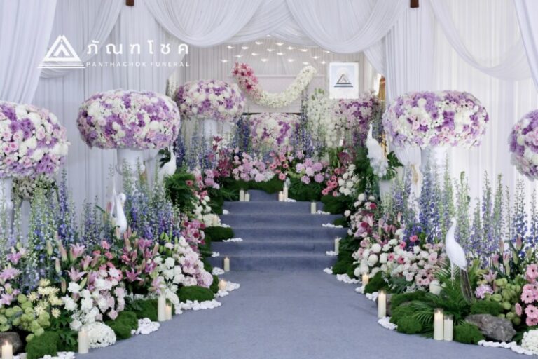 ดอกไม้งานศพวัดเสมียนนารีรับจัดงานศพ ครบวงจร